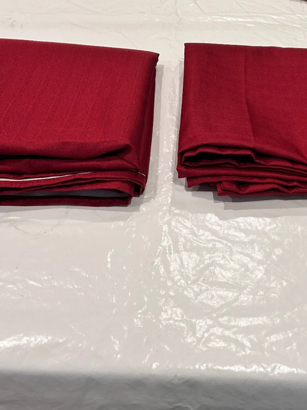 82x80 Wine Red Burgundy Blackout Fully Lined Curtains Double Panels